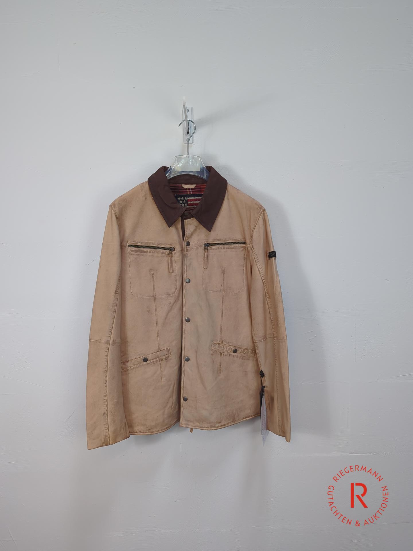 HERREN LEDERJACKE GRÖSSE 52